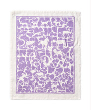 Load image into Gallery viewer, Blackwork Tea Towels purple