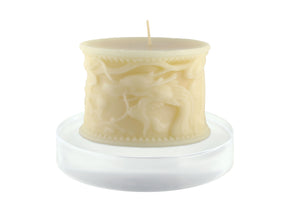 Cream Dragon Hand Poured Candle