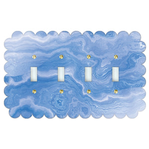 Sassy Switch Plates, Acrylic | Blue Agate