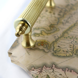 Acrylic Tray - Virginia Map with Brass Handles