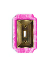 Load image into Gallery viewer, Acrylic + Brass | Georgian Style, Pink Agate