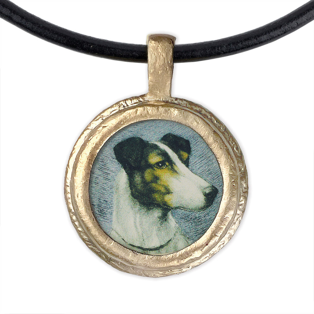 Fob Necklace, Jack Russell