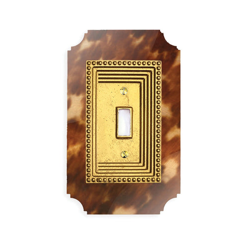 Acrylic + Brass | Georgian Style, Tortoise