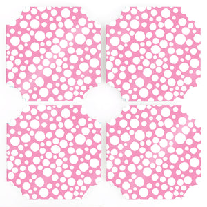 Coasters | Pink Dot World (Set of Four)