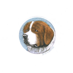 Reprotique Framed Woodcuts of Dogs - Framed