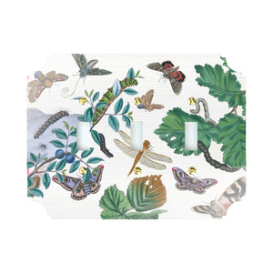 Printed Switch Plates | English Moths & Insects