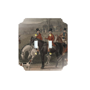 Printed Switch Plates | Hunt Scene