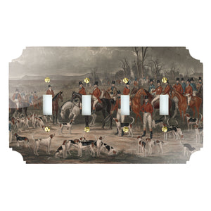 Printed Switch Plates | Hunt Scene