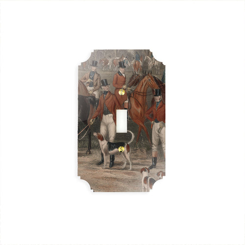 Printed Switch Plates | Hunt Scene