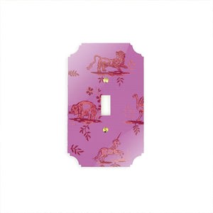 Printed Switch Plates | Pink LaToile