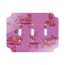 Load image into Gallery viewer, Printed Switch Plates | Pink LaToile