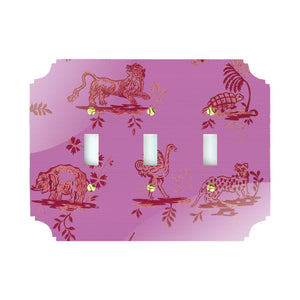 Printed Switch Plates | Pink LaToile