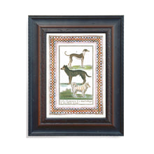 Load image into Gallery viewer, Framed artwork with illustrations of dogs on a white background
