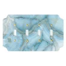 Load image into Gallery viewer, Printed Switch Plates | Light Blue Quartz