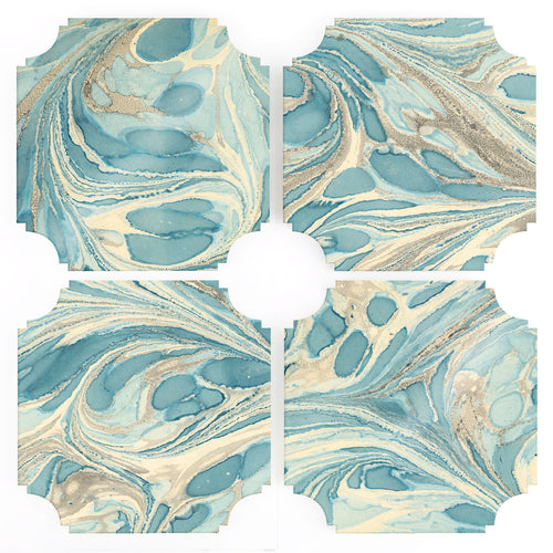 Coasters | Marbleized Coasters, set of four