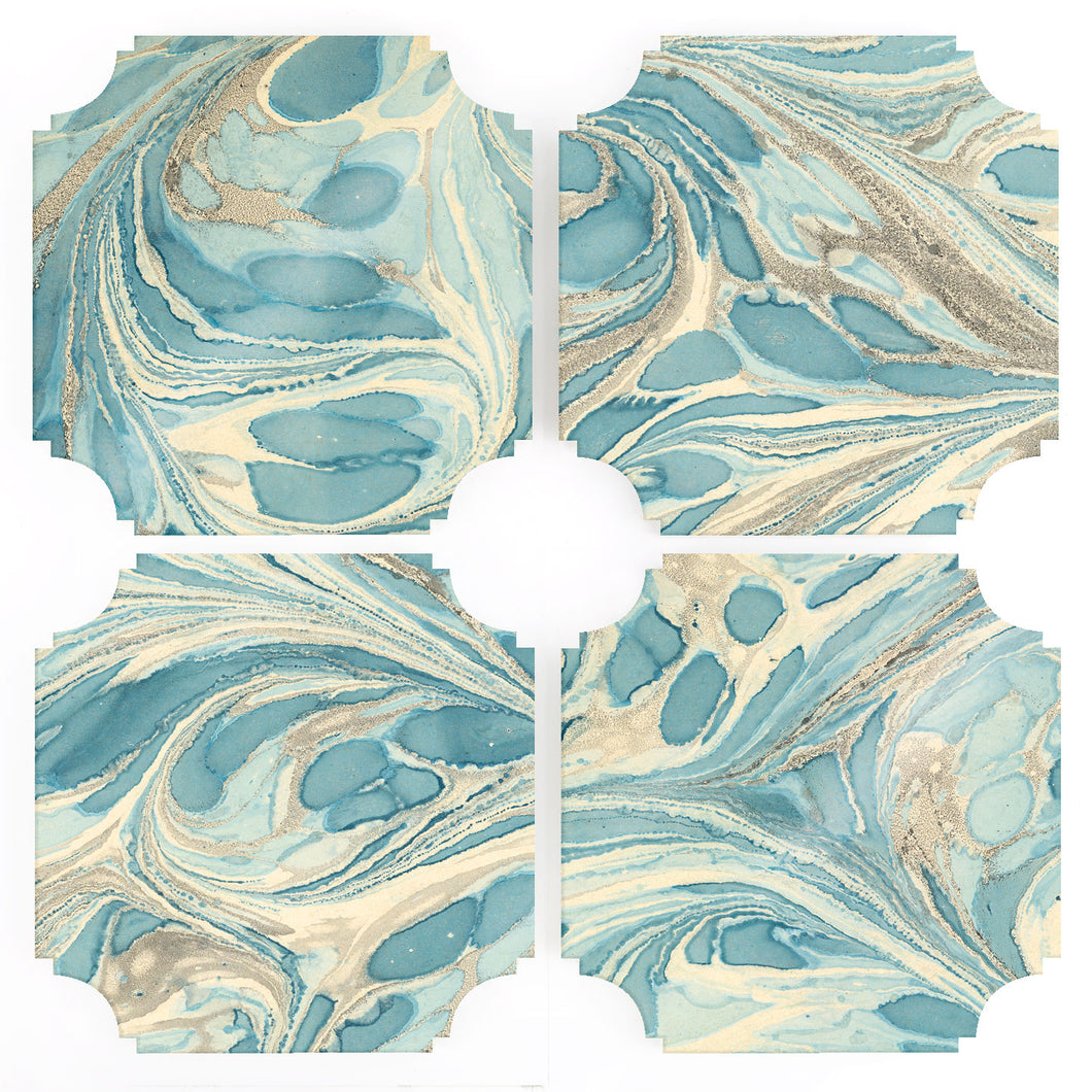 Coasters | Marbleized Coasters, set of four