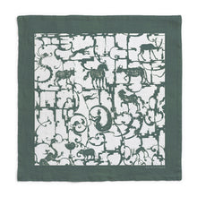 Load image into Gallery viewer, 100% Linen Blackwork Napkins (Set of 4)
