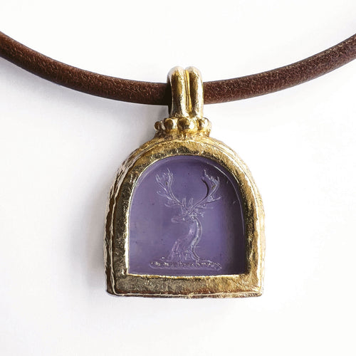 Stag Intaglios | Purple