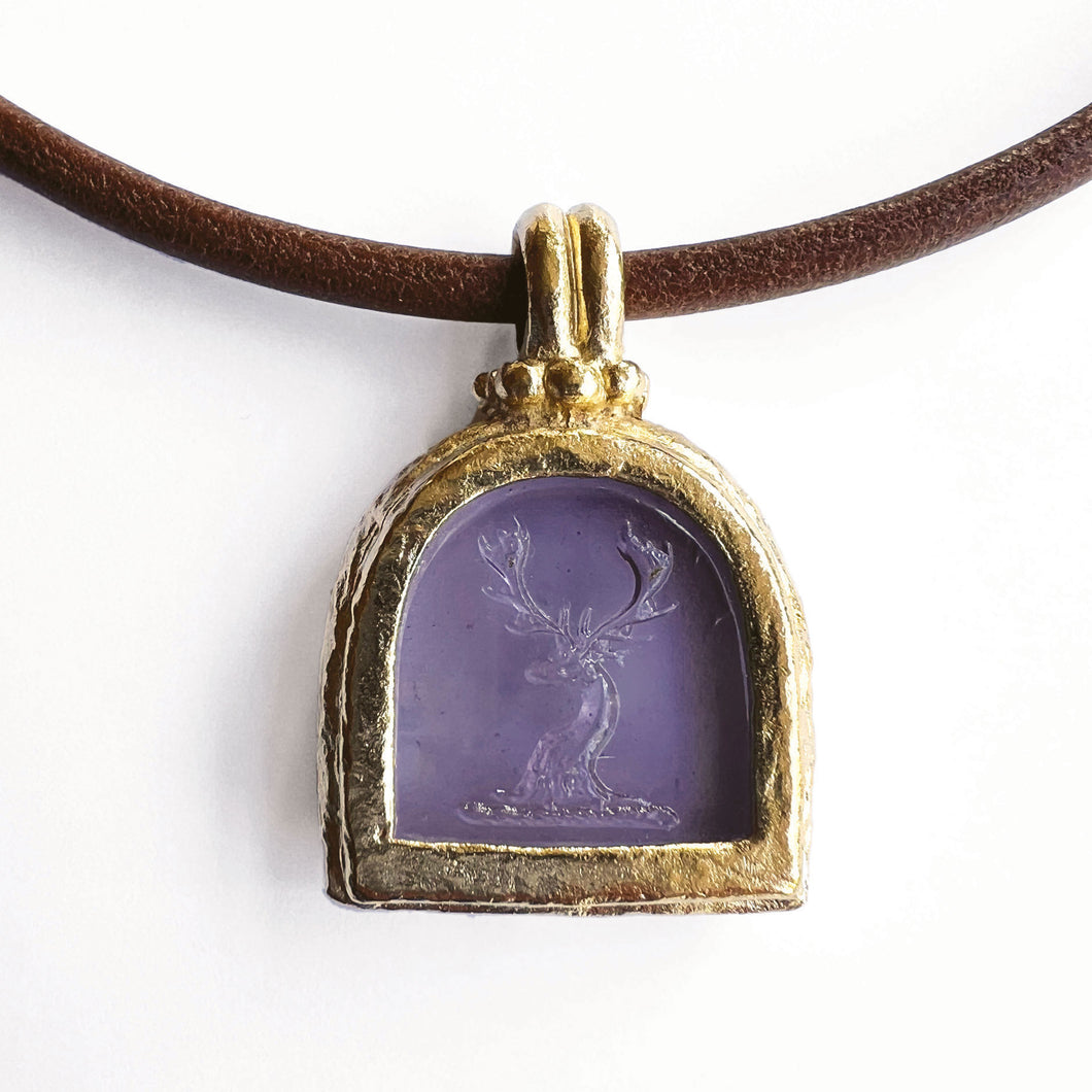 Stag Intaglios | Purple