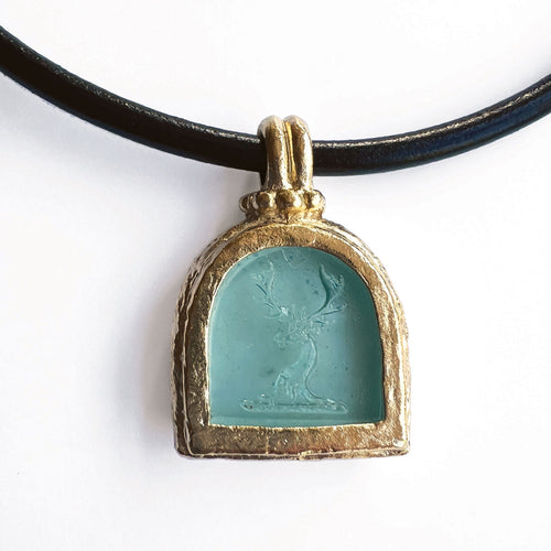 Stag Intaglios | Blue