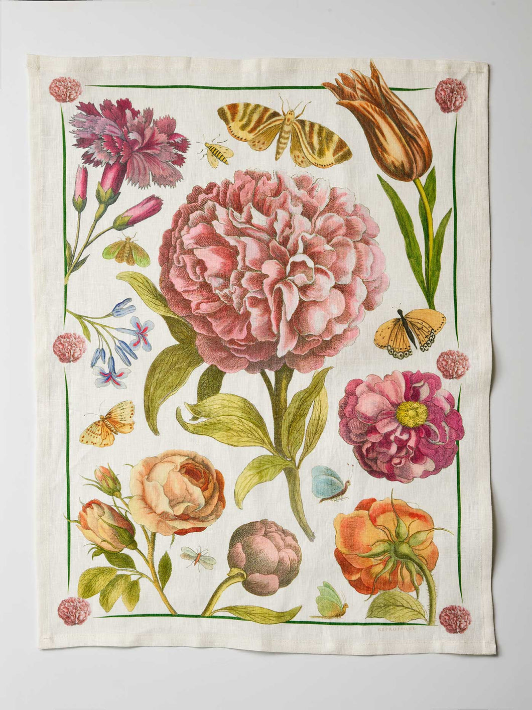 Peony & Scottish Thistle Tea Towels