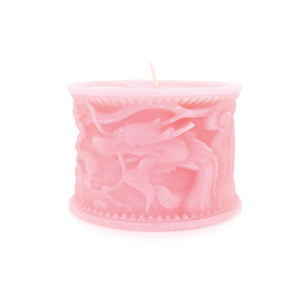 Pink Dragon Hand Poured Candle