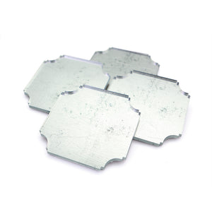Coasters | Silvered, set of four