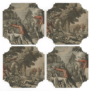 Coasters | The Otter Hunt, set of four