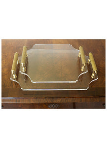 Acrylic Tray with Brass Handles – Reprotique