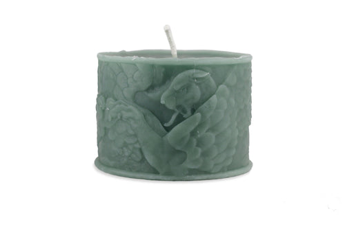 Green Griffin Hand Poured Candle