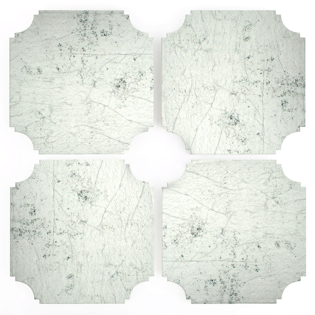 Coasters | Silvered, set of four