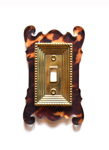 Acrylic + Brass | Rococo Style, Tortoise