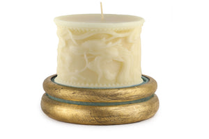 Cream Dragon Hand Poured Candle