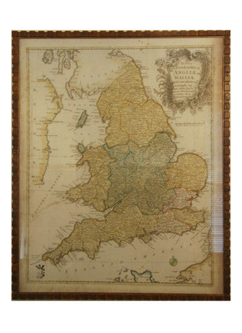 England, Wales, & Scotland Map | c.1750