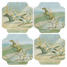 Load image into Gallery viewer, Coasters | Horse Race, set of four