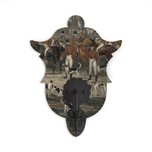 Shield Sconce, Hunt Scenes