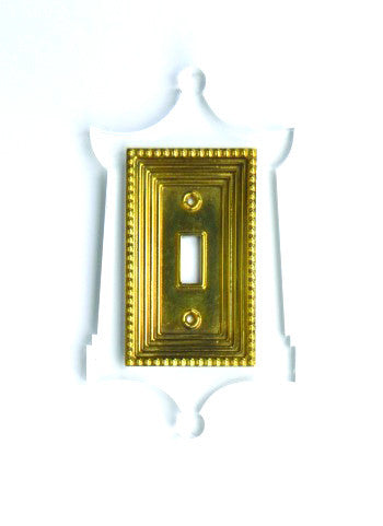 Acrylic + Brass | Pagoda Style, Clear