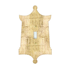 Load image into Gallery viewer, Pagota Switch Plates, Acrylic | Gold Leaf Gilded