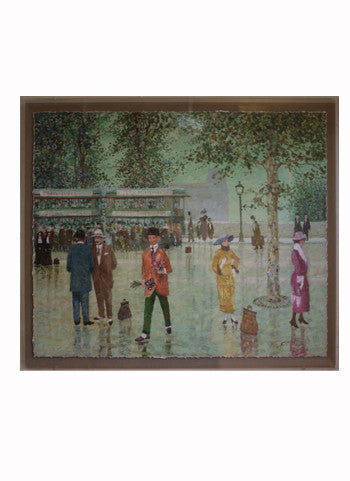 Paris Street Scene, Early 20th c.