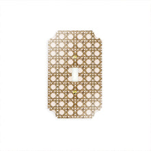 Load image into Gallery viewer, Printed Switch Plates | Cream Rattan