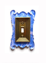 Load image into Gallery viewer, Acrylic + Brass | Rococo Style, Blue Agate
