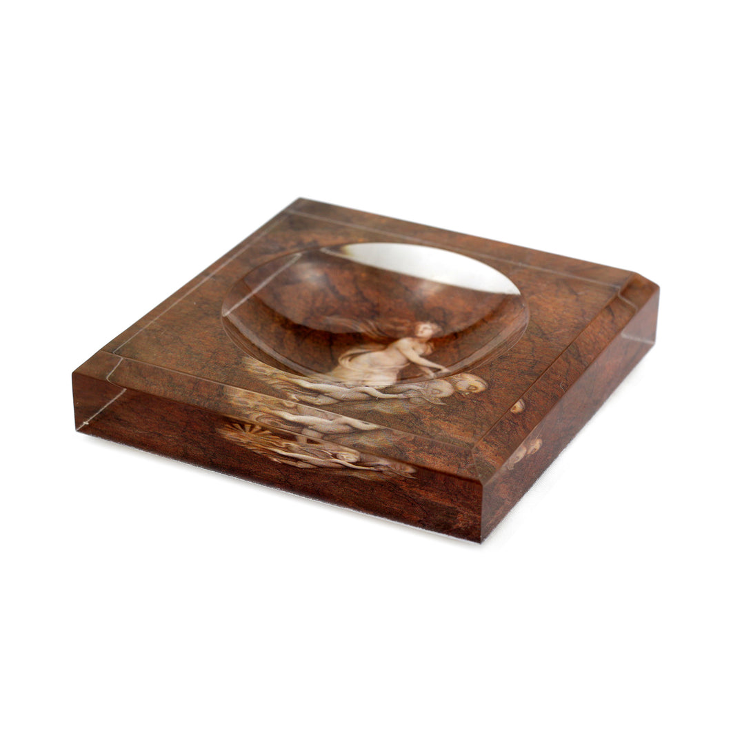 Acrylic Block Soap Dish | Venus in Brown