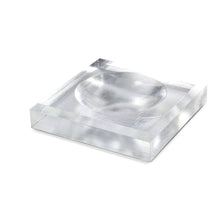 Load image into Gallery viewer, Acrylic Block Soap Dish | Silver Leaf