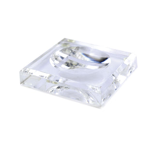 Acrylic Block Soap Dish | Clear