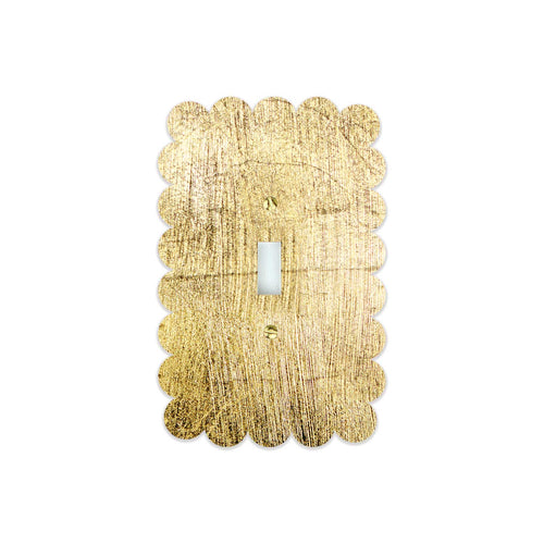 Sassy Switch Plates, Acrylic | Gold Leaf Gilded