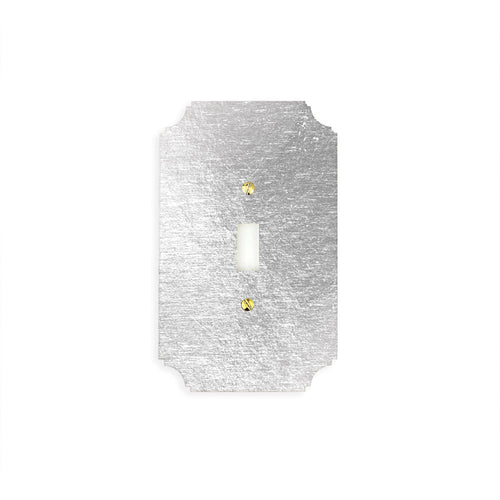 Switch Plates, Acrylic | Silvered