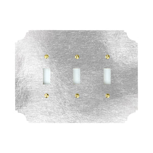 Switch Plates, Acrylic | Silvered