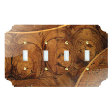 Load image into Gallery viewer, Printed Switch Plates | Oyster Wood