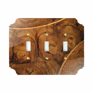 Printed Switch Plates | Oyster Wood