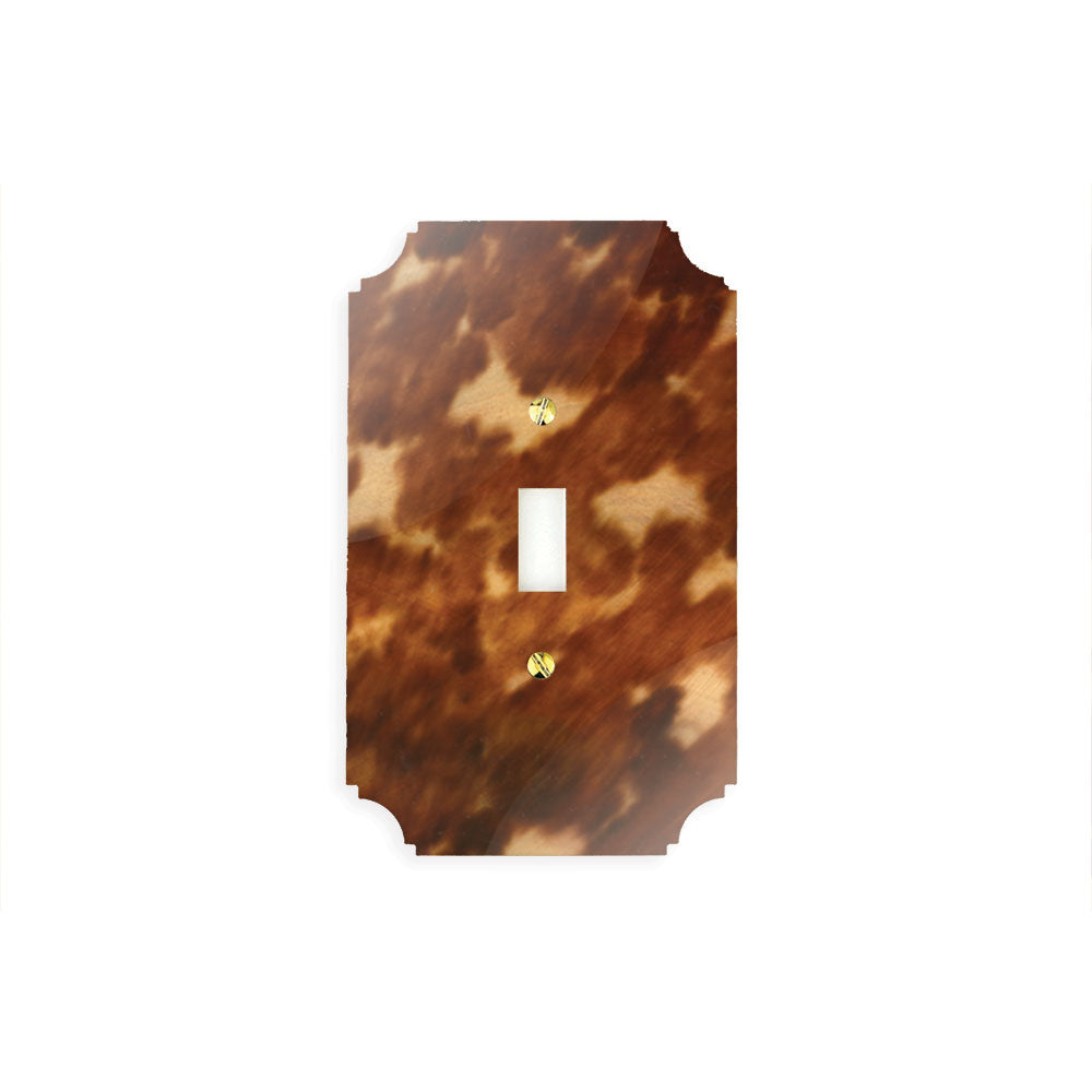 Switch Plates, Acrylic | Tortoise โ Reprotique